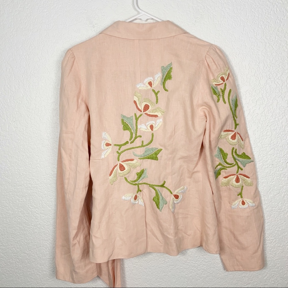 Joystick Johhny Was Pink Embroidered Jacket Medium - Picture 2 of 8